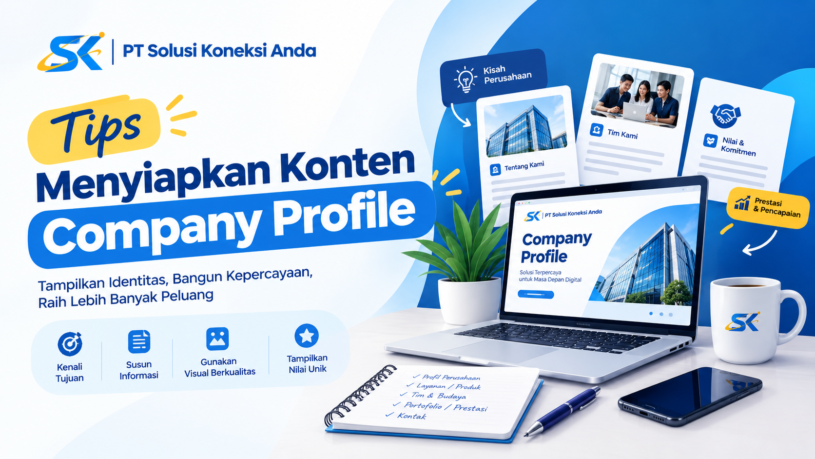 Tips Menyiapkan Konten Company Profile